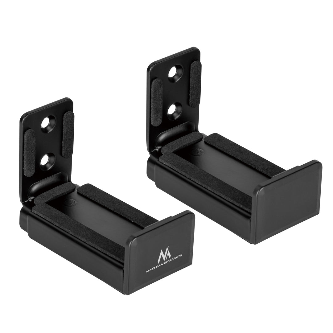 Maclean MC-932 Universal Soundbar Mount Wall Mount Bracket for Soundbar Speaker Box Fixing Adjustable Depth 90~154mm up to 15kg Brackets Pair