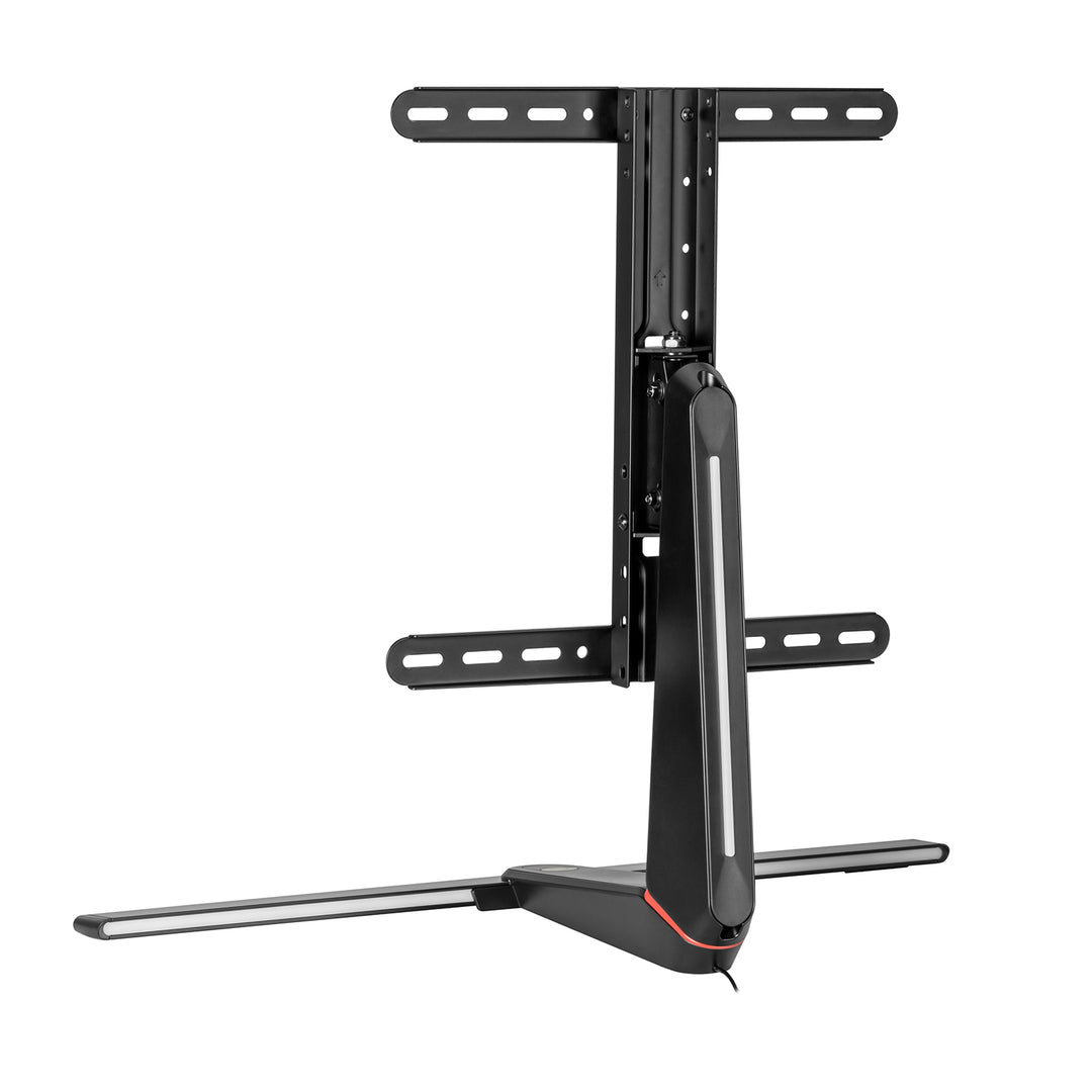 Monatóir Cearrbhachais NanoRS Seastán Scáileán Mount TV Seastán Sliabh 32-55" RGB faoi stiúir Airde Soilsiú Tilt sclóine inchoigeartaithe uas VESA 400x400, uasmhéid 40kg