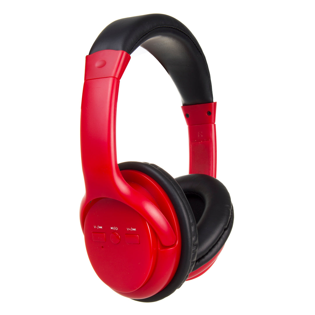 Audiocore V5.1 wireless bluetooth headphones, 200mAh, 3-4h working time, 1-2h charging time, AC720 R red