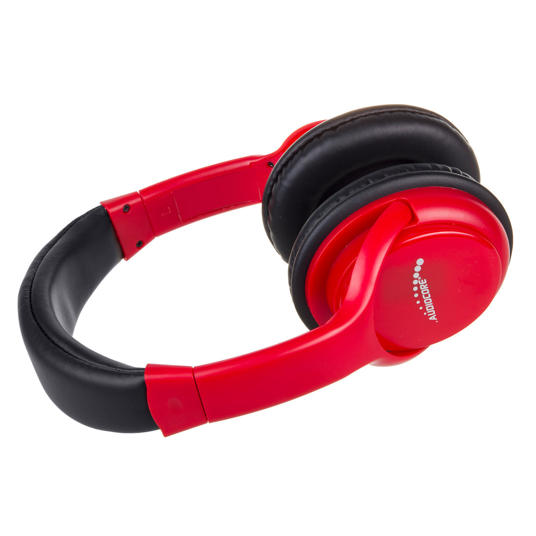 Audiocore V5.1 wireless bluetooth headphones, 200mAh, 3-4h working time, 1-2h charging time, AC720 R red