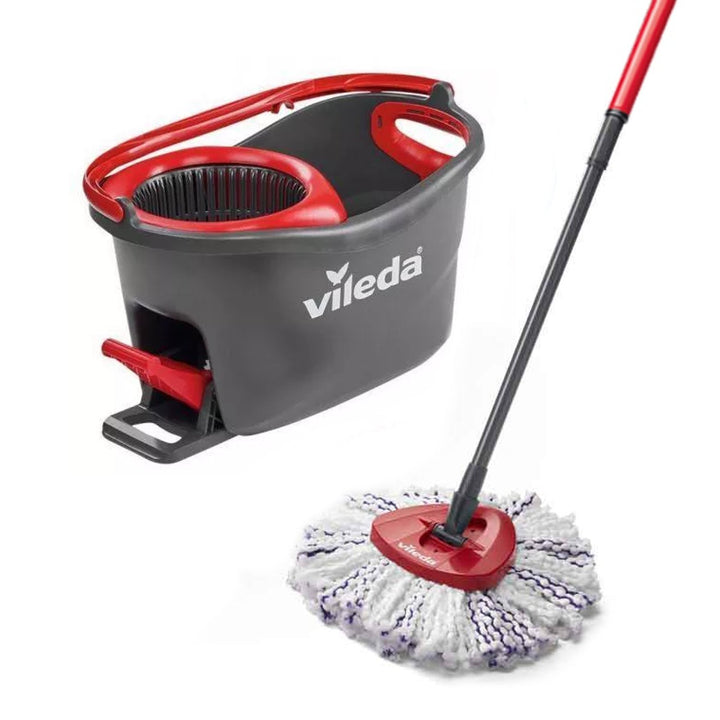 Vileda 167751 Turbo Mop agus Buicéad Set 3in1 Microfibre Box