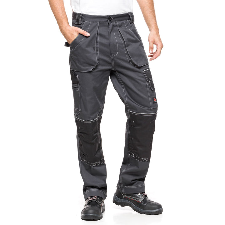 Helios Pants Gray-Black, Size 52 (94-98) – Durable and Comfortable Work Pants for Professional Use