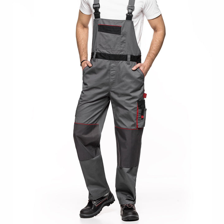 Lennox Avacore Bib Pants Gray-Black, Size 56 (103-108) – Sturdy and Comfortable Workwear with a Contemporary Design for Enhanced Durability and Functionality