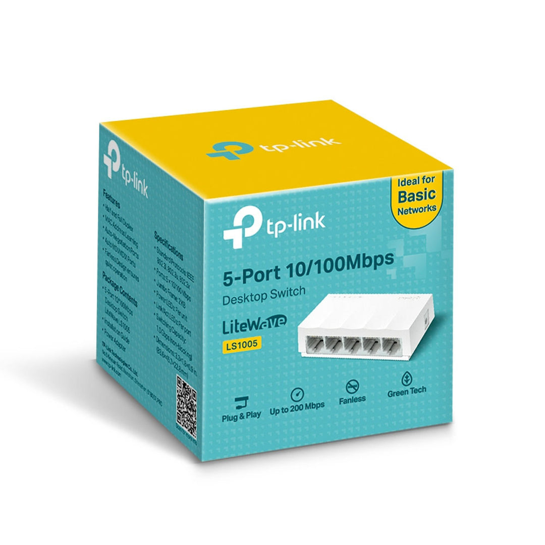 Athraigh LS1005 5 port TP-Link 10/100 Mbps lasc