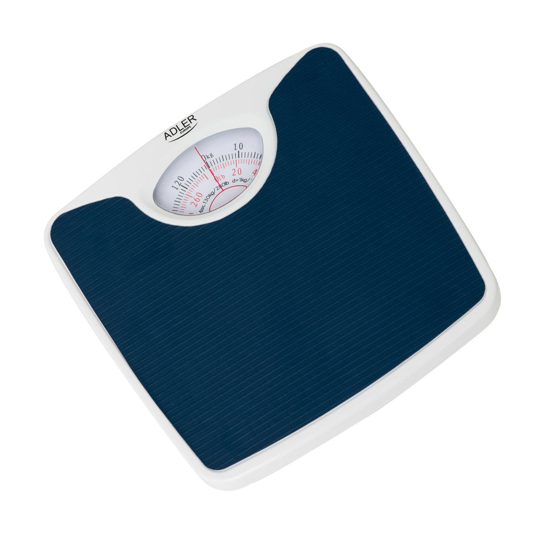 Adler AD 8151b Mechanical Bathroom Scale, Manual, Easy to Use, max. 130kg