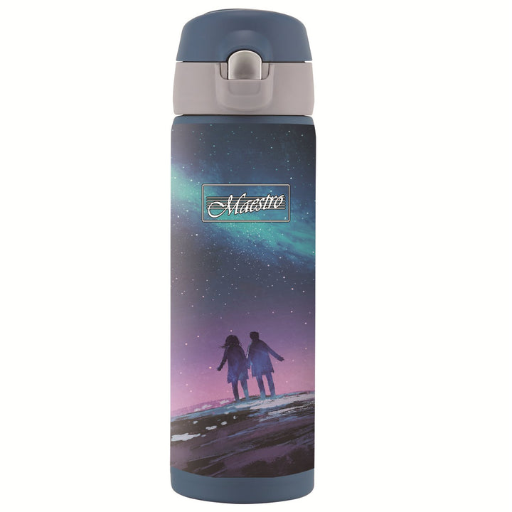 muga caife thermos fleascán buidéal inslithe muga inslithe déanta as cruach dhosmálta le haghaidh deochanna te nó fuar 400ml (Aisling / Tráma)