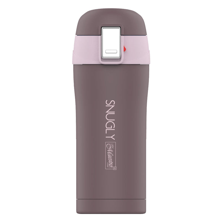 muga caife teirmeafosfáití snugly thermos fleascán cruach dhosmálta inslithe le haghaidh deochanna te nó fuar (300ml, donn)