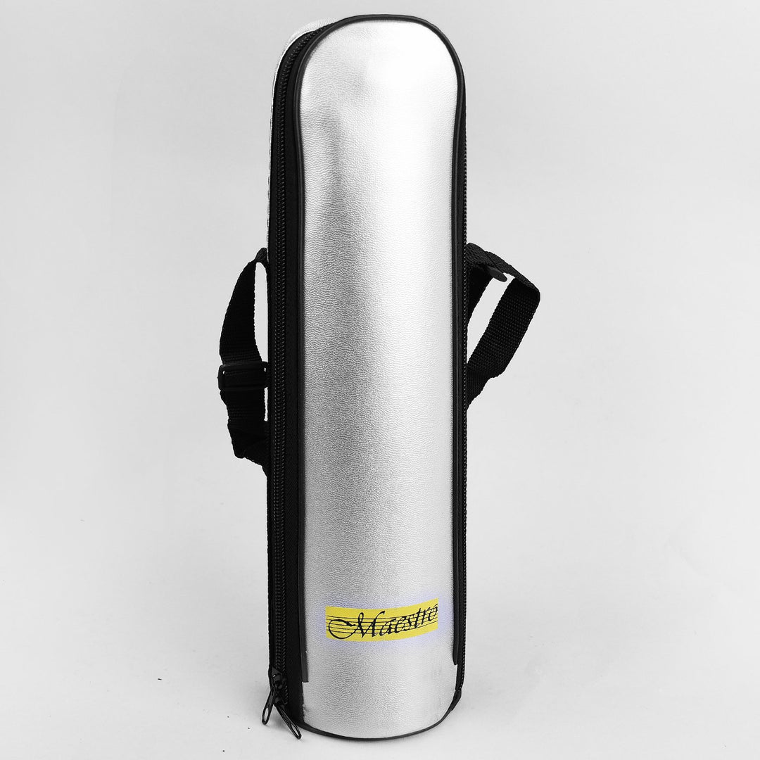 Stainless steel thermos flask with drinking cup and carrying bag for hot or cold drinks (750ml)