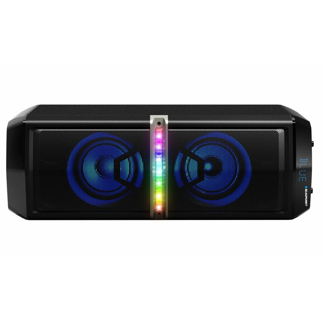 Blaupunkt PS05.2DB Bluetooth Speaker Portable Audio System Karaoke Party RMS Remote LED Lighting