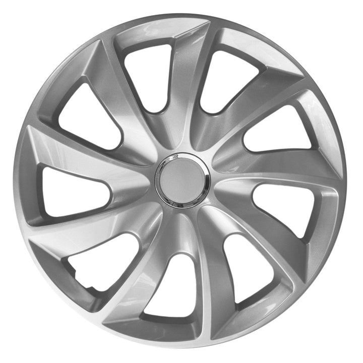 Wheel trims silver 13 inch Stig NRM 4x wheel trims OPEL FORD CITROEN AUDI VW