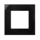 Maclean Glass Frame, single, black, 86x86mm, MCE730B