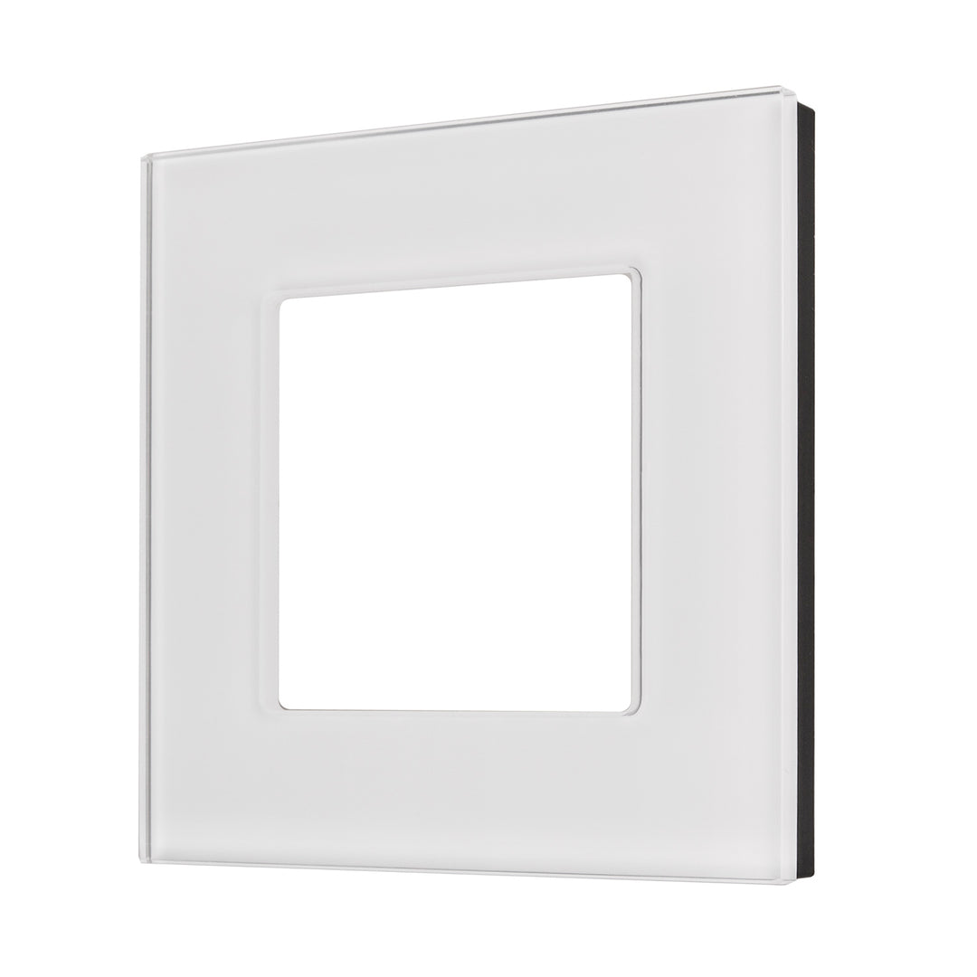 Glass frame Maclean, single, white, 86x86mm, MCE730W