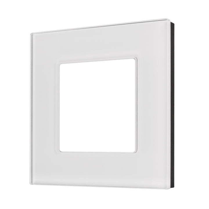 Glass frame Maclean, single, white, 86x86mm, MCE730W