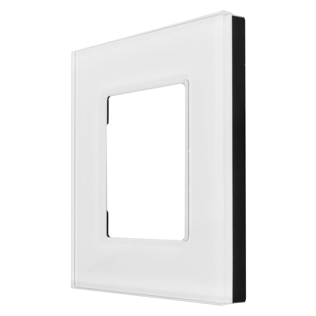 Glass frame Maclean, single, white, 86x86mm, MCE730W