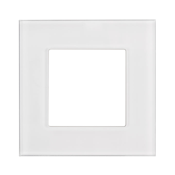 Glass frame Maclean, single, white, 86x86mm, MCE730W