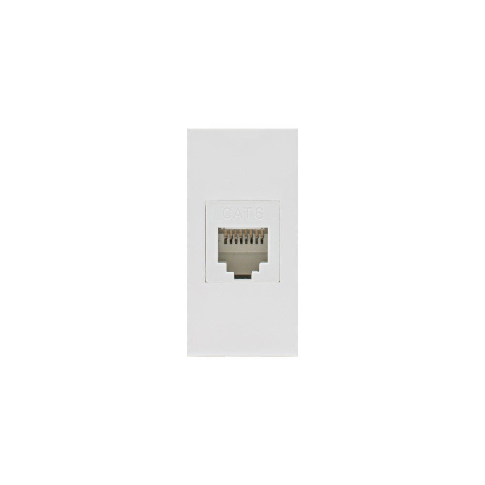 Maclean MCE725W LAN Socket CAT.6 Universal Network Socket Modular Wall ...