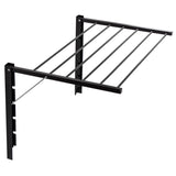 Majka wall-mounted clothes dryer wall-mounted drying rack (90cm, Black)