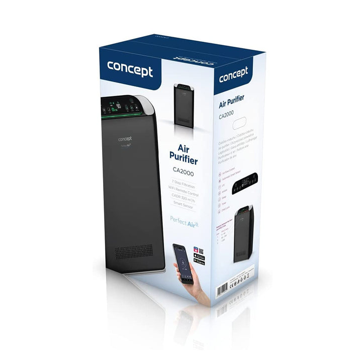 COINCHEAP CA2000 Purifier Aeir Cliste Foirfe 3 Luas Solas Ciúin Aip Soghluaiste Uaineadóir Cianrialaithe