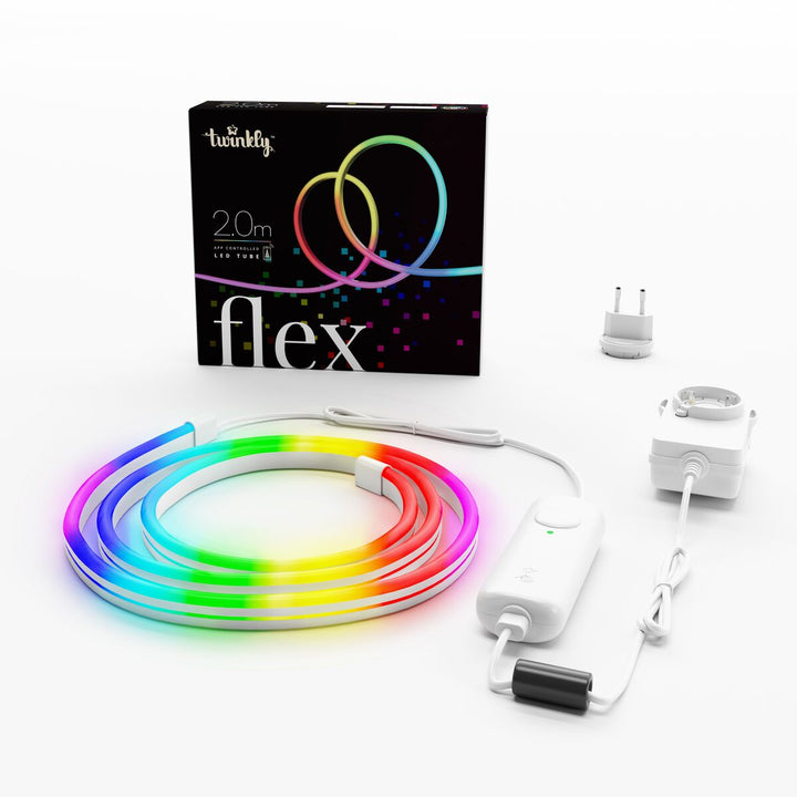 Allocacoc TWFL200STW-WEU LED RGB Tube Light Solúbtha Alexa Google Wi-Fi Bluetooth Twinkly Music 2m