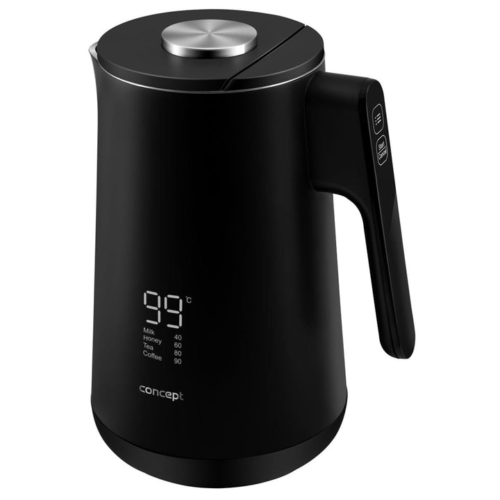 Coincheap RK3340 Kettle Cruach Dhosmálta Digiteach 1.7L Táscaire Uisce Córas Cool Touch 1500W