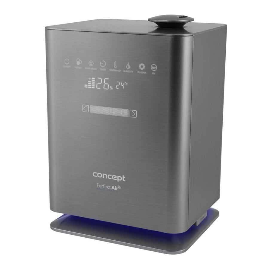 CONCEPT ZV2021 Humidifier Perfect Air Wifi Remote Aromatherapy Timer UV UVC LED Display