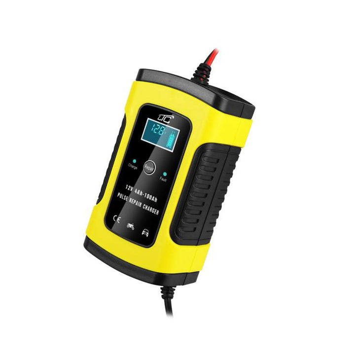 LAMEX LX1206 Deisiúchán Pulse Battery Charger Uathoibríoch Car 12V 6A Cadhnraí LCD Taispeáin