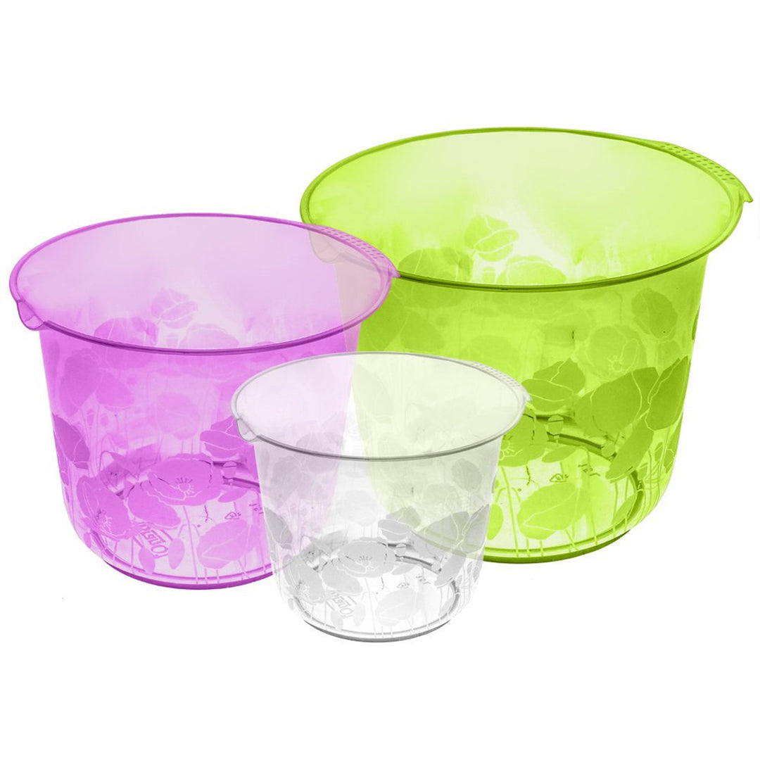 BranQ Poppy 1660 Set of 3 Universal Kitchen Bowls - Colours sent out at random