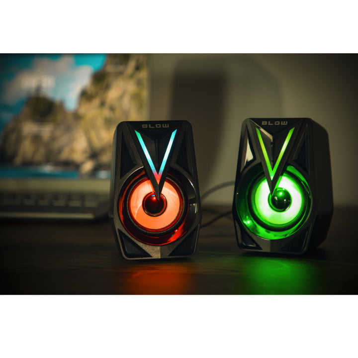 2.0 computer speakers with LED backlight Blow Balance