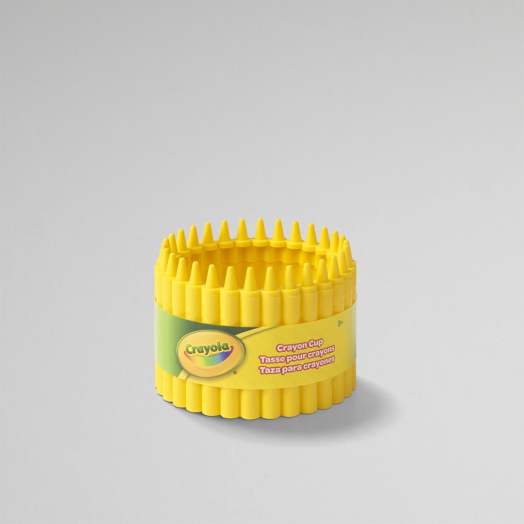 Crayola Round Crayon Holder Yellow