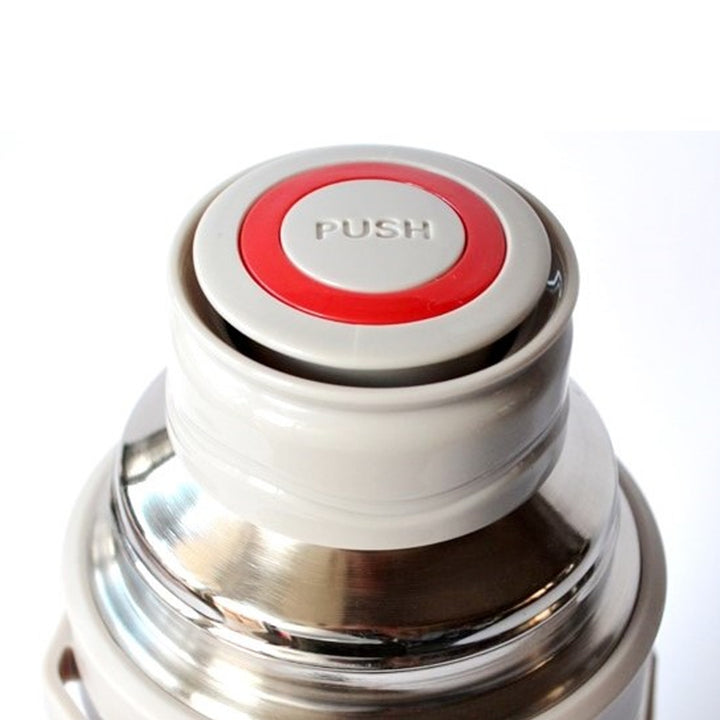 Vacuum steel thermos MR-1631-100 navy blue with a capacity of 1 liter