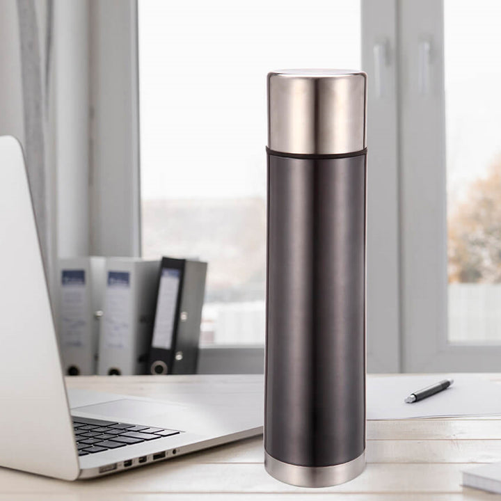 Thermal Mug Thermos 750ml Insulated Bottle with 200ml Drinking Cup Hot Cold Coffee Drinks