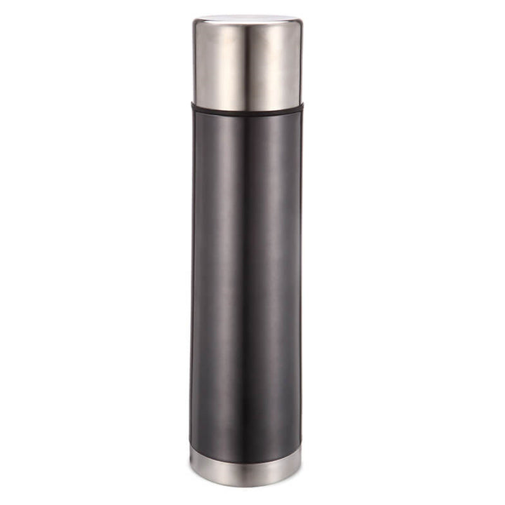 Thermal Mug Thermos 750ml Insulated Bottle with 200ml Drinking Cup Hot Cold Coffee Drinks