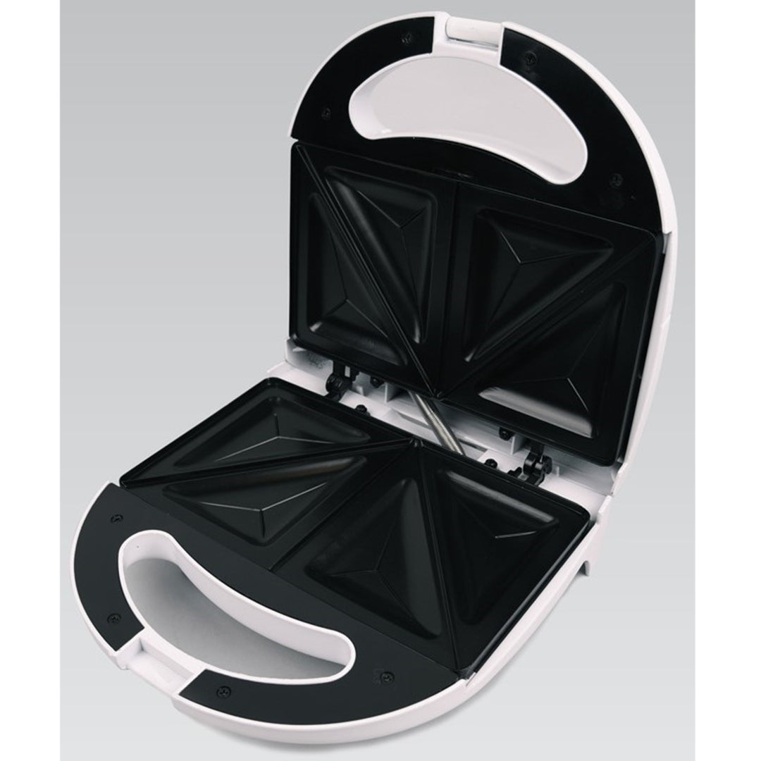 Sandwich Maker Electric Toaster for Standard Toast 4 Triangle Slices Indicator Lights 750W
