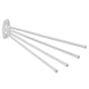 Universal Bathroom Kitchen Towel Rail Rack 4 Arm White