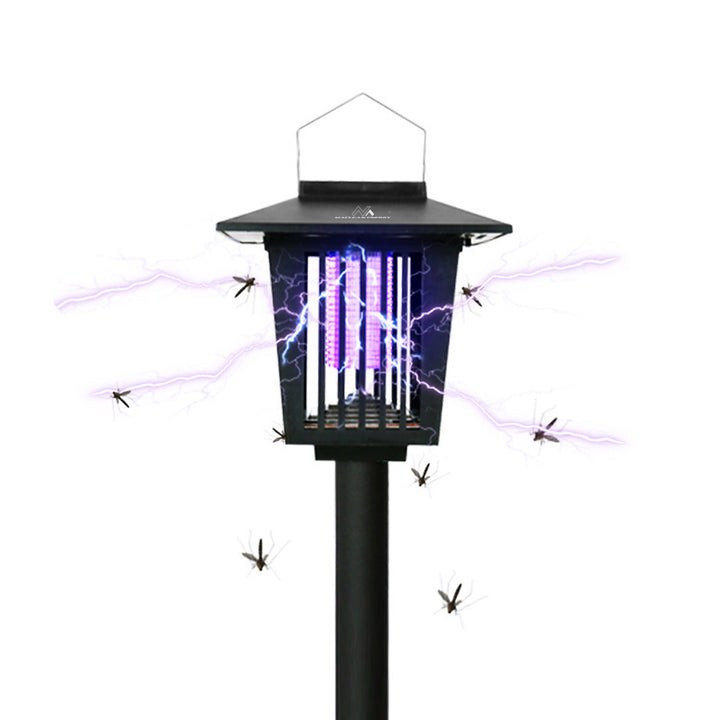 Maclean MCE448 2in1 Decorative Solar LED Lamp with UV light Insect Trap Killer Mosquito Lamp 2 Operation Modes IP44 Outdoor