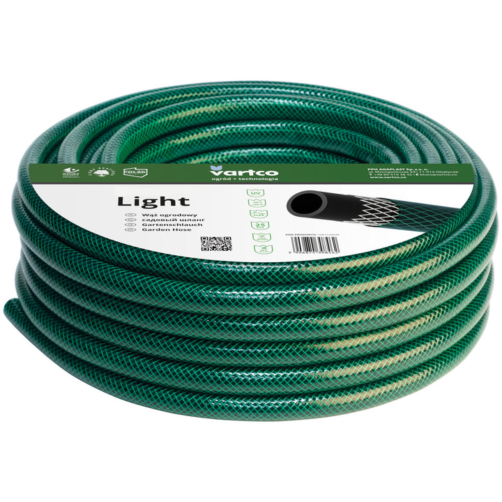 Hose gairdín solúbtha Vartco Light 1/2" 25m 3-chiseal