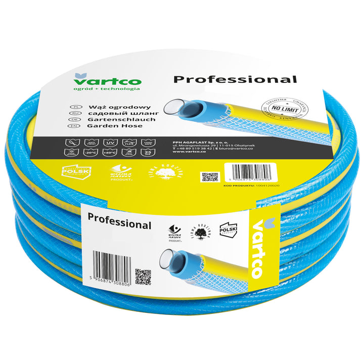 Píobán gairdín Vartco Professional 1/2" 30m 4 ciseal