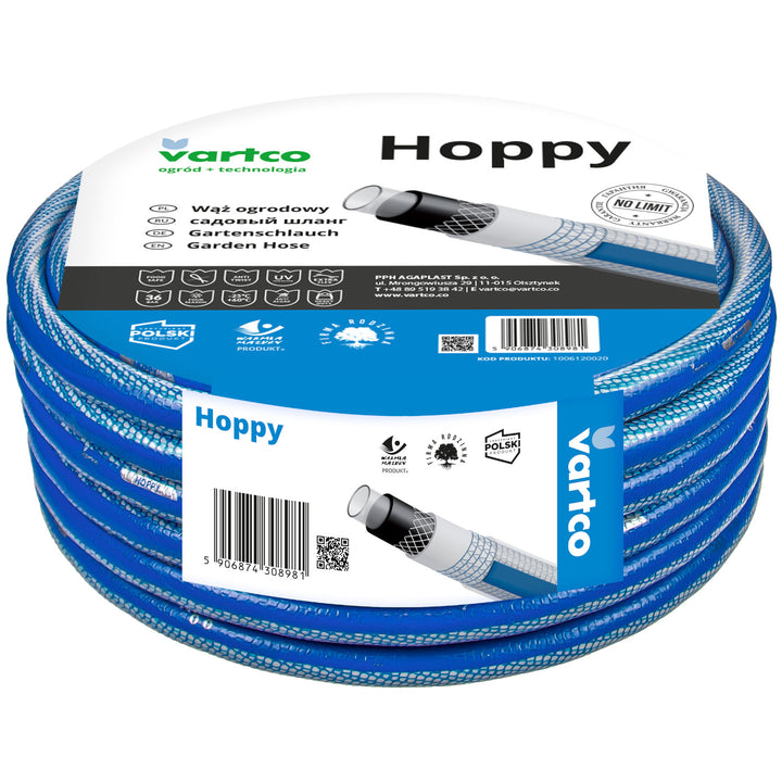 6 Layer Water Hose Drinking Water Hose Food Hose Anti Twist Garden Hose Garden Watering Flexible Flexible Hose UV Resistant 36 Bar 3/4" 20m