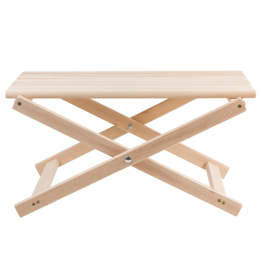 Wood OK Beech Wood Folding Coffee Table Side Table Perfect for Balcony, Terrace, Beach, Outdoor, Picnic