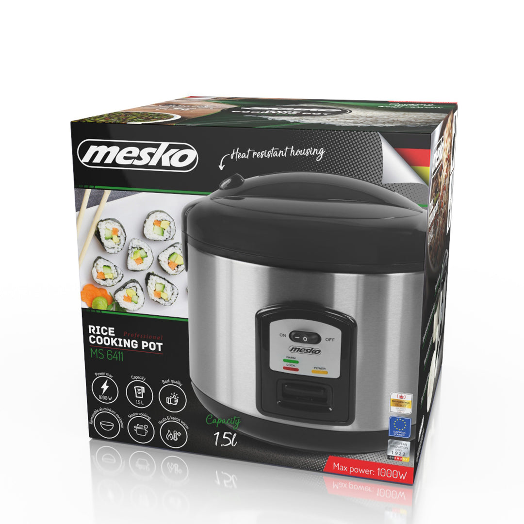 Mesko MS 6411 rice cooker - cooks rice and keeps it warm