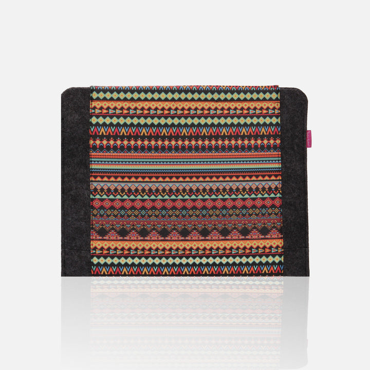 Laptop sleeve case for notebook laptop sleeve felt bag 11" Aztec