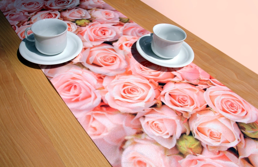 Table runner table band tablecloth felt with pattern table decoration easy care 95 x 33 cm Diana