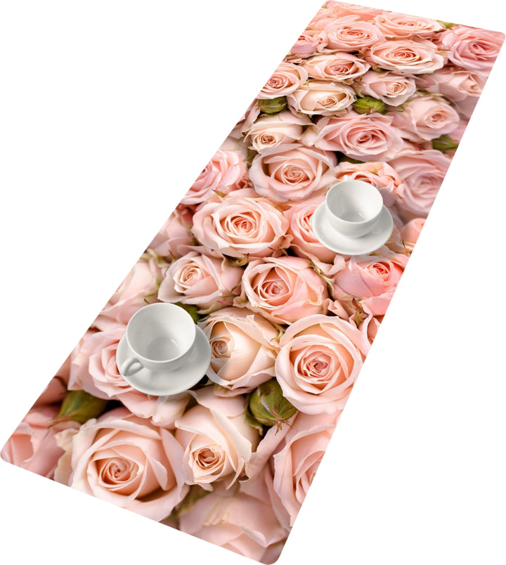 Table runner table band tablecloth felt with pattern table decoration easy care 95 x 33 cm Diana