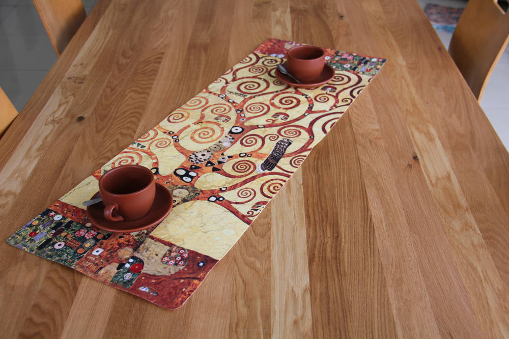 Table runner table band tablecloth felt with pattern table decoration Easy care 95 x 33 cm Art. Deco