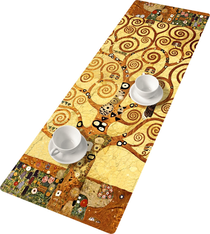 Table runner table band tablecloth felt with pattern table decoration Easy care 95 x 33 cm Art. Deco