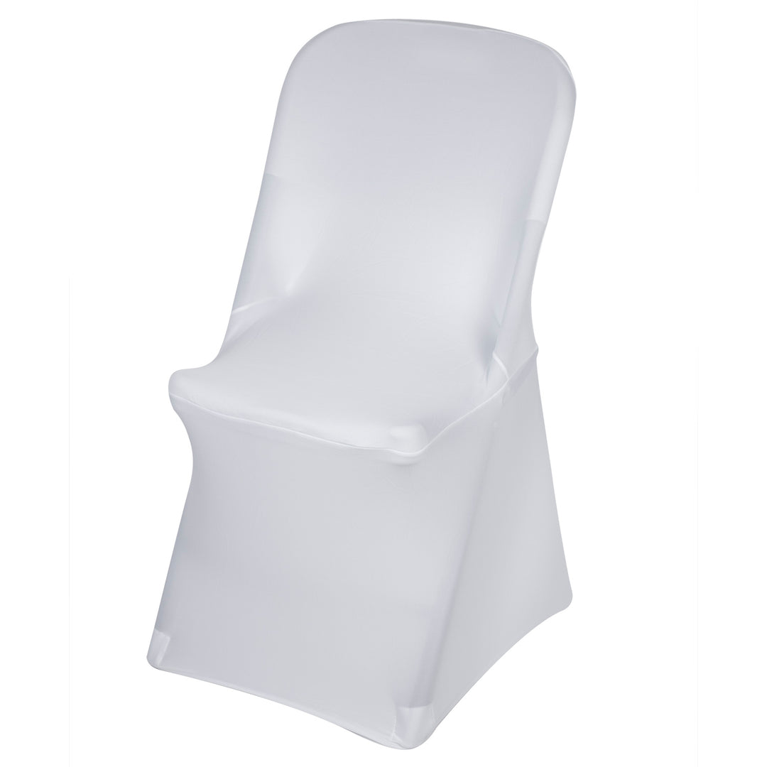 GreenBlue GB374 White Catering Chair Flexible Material Cover, 88x50x45cm, Spandex