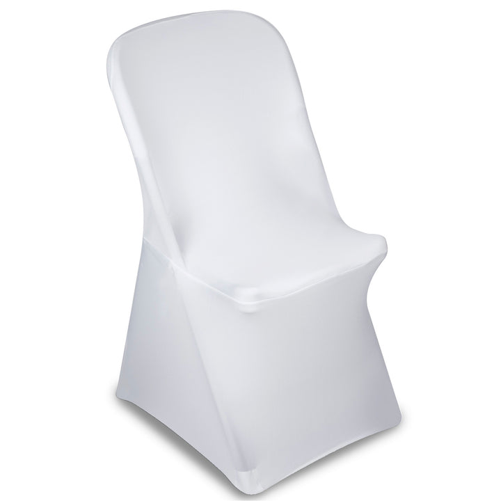 GreenBlue GB374 White Catering Chair Flexible Material Cover, 88x50x45cm, Spandex