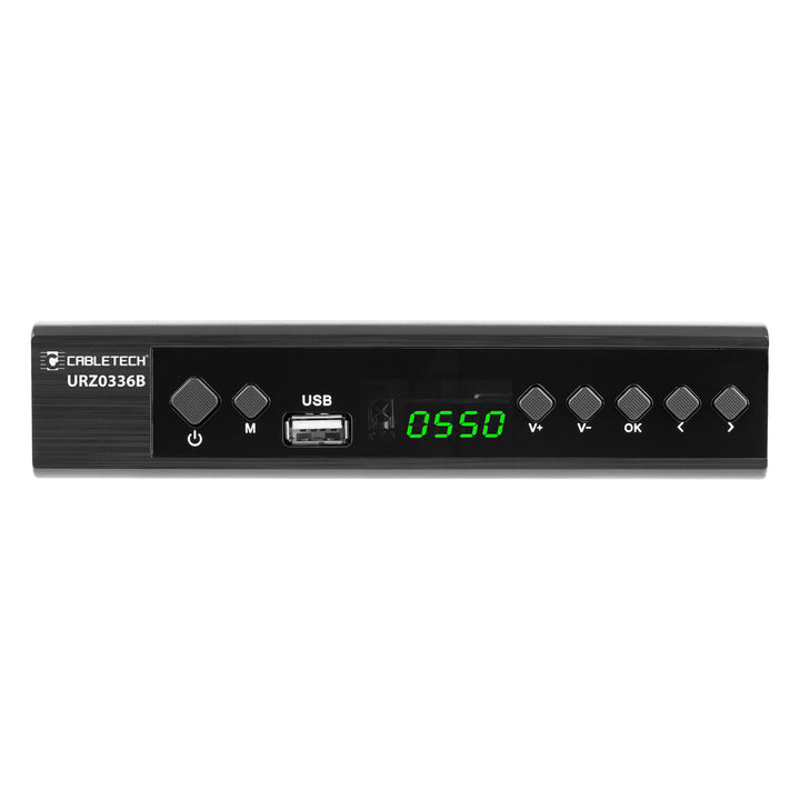 Tiúnóir Teilifíse Digiteach HEVC H.265 DVB-T2 HDMI Taifeadán PVR Iomlán HD SCART USB EPG