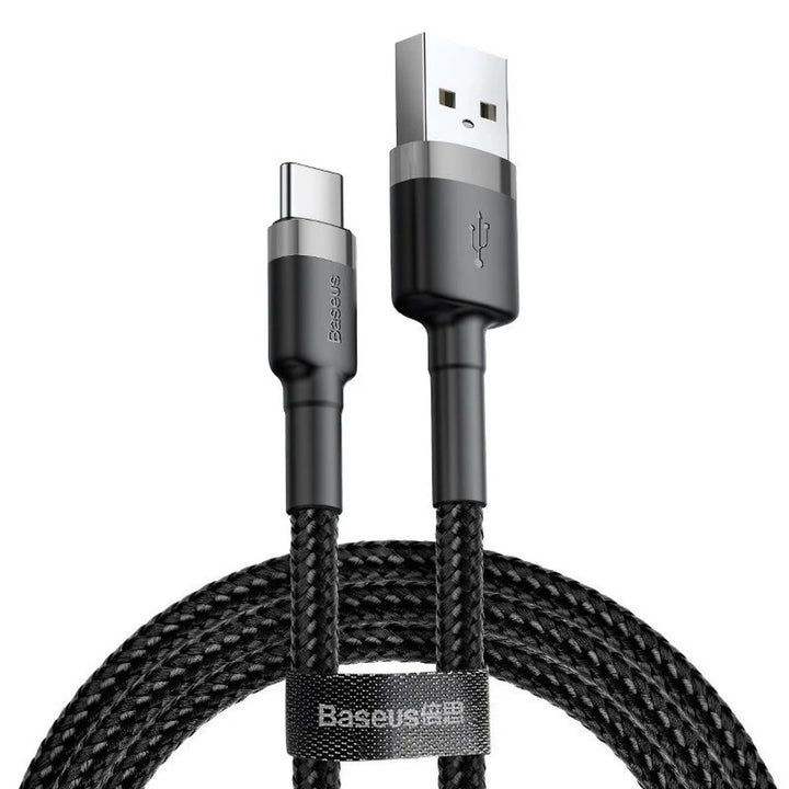 USB A plug - USB-C plug cable 1m CATKLF-BG1 black Baseus