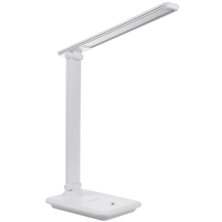 Maclean MCE614W Dimmable LED Desk Lamp Adjustable Folding 9W IP20 3000K 4500K 6500K